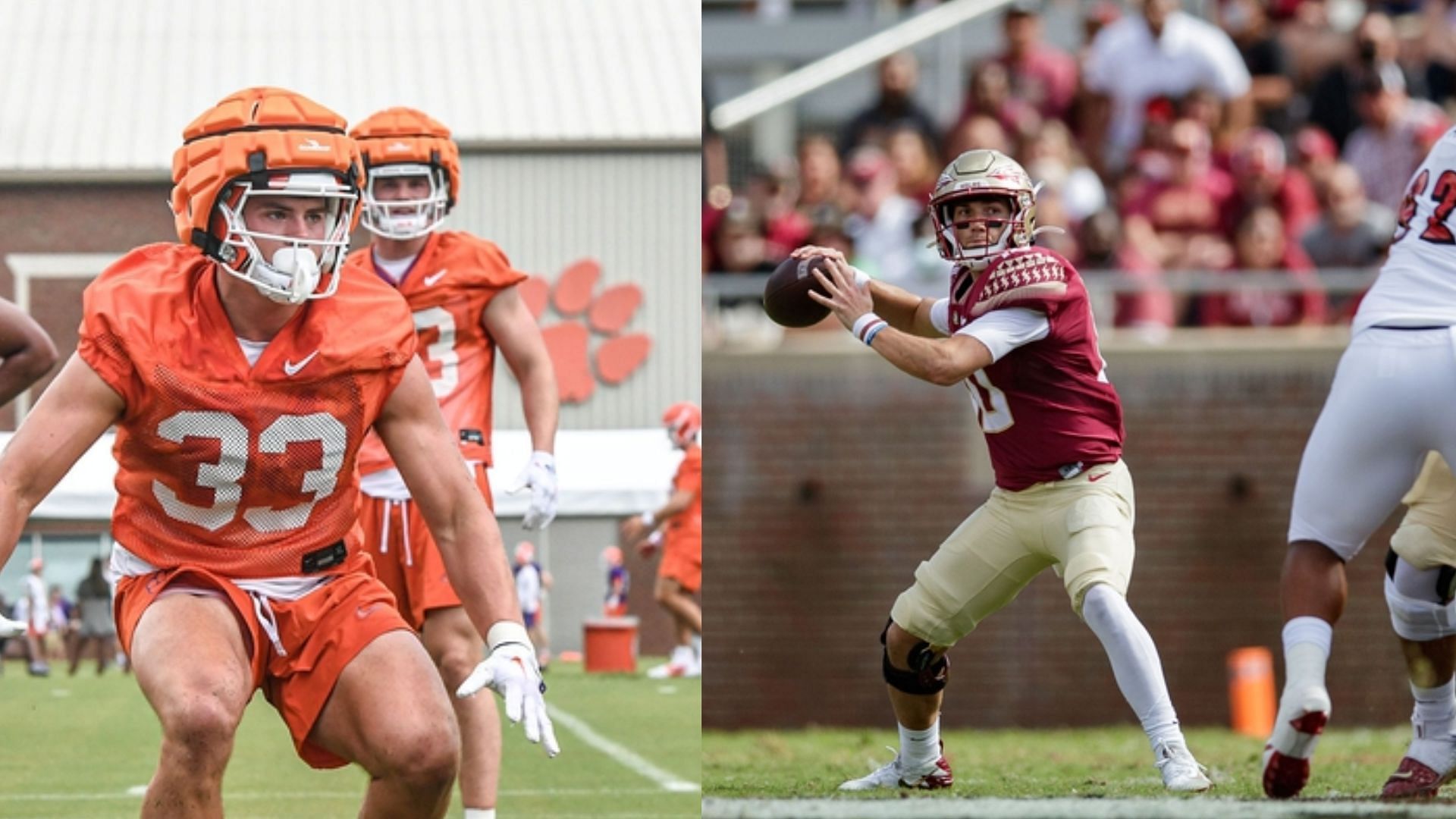 The Clemson Tigers and Florida State Seminoles