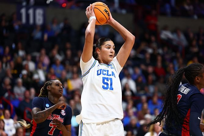 "Poor girl is carrying this fraud team on her back": Fans sympathize with Lauren Betts after UCLA star seemingly drops F-bomb in gritty Sweet 16 win