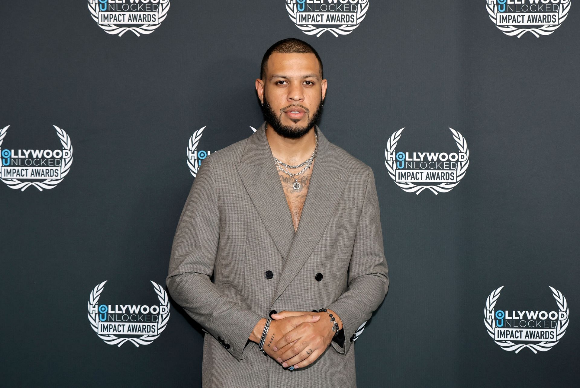 Sarunas Jackson at the Hollywood Unlocked 3rd Annual Impact Awards - Image via Getty