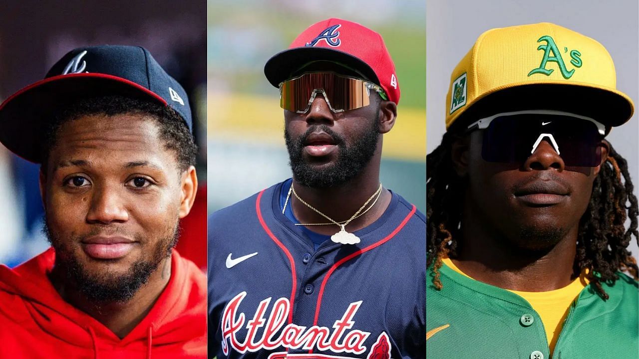 (Left to Right) Ronald Acuna Jr., Michael Harris II and Lawrence Butler (Images from - Getty)