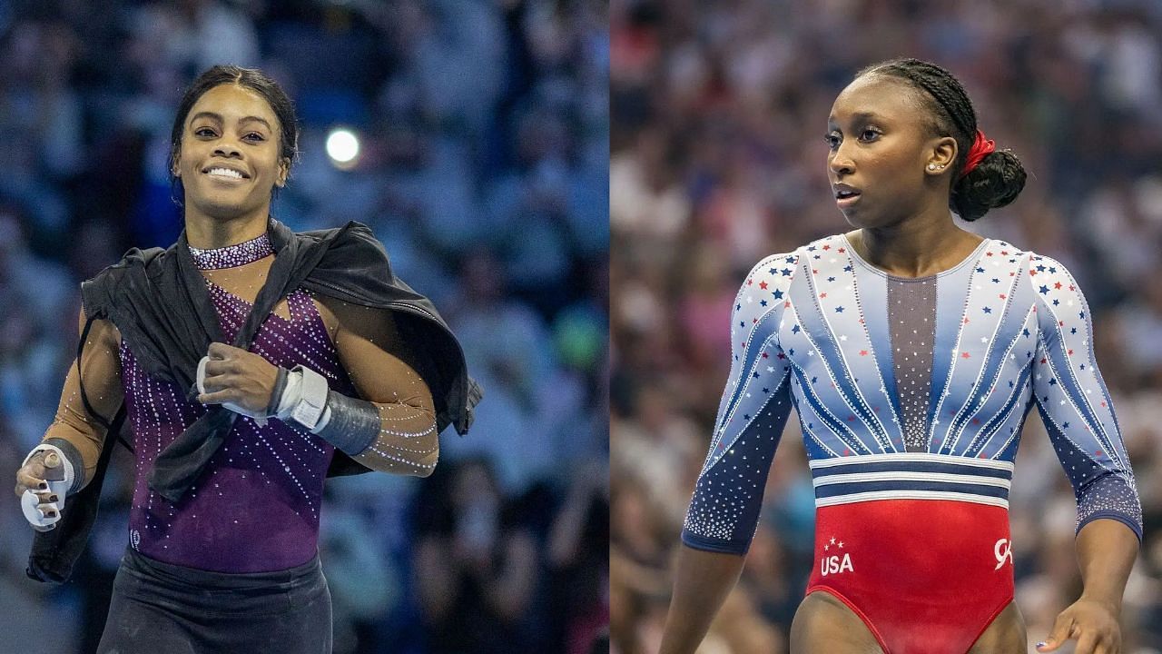 Gabby Douglas and Zoey Molomo (Image via: Both Getty)