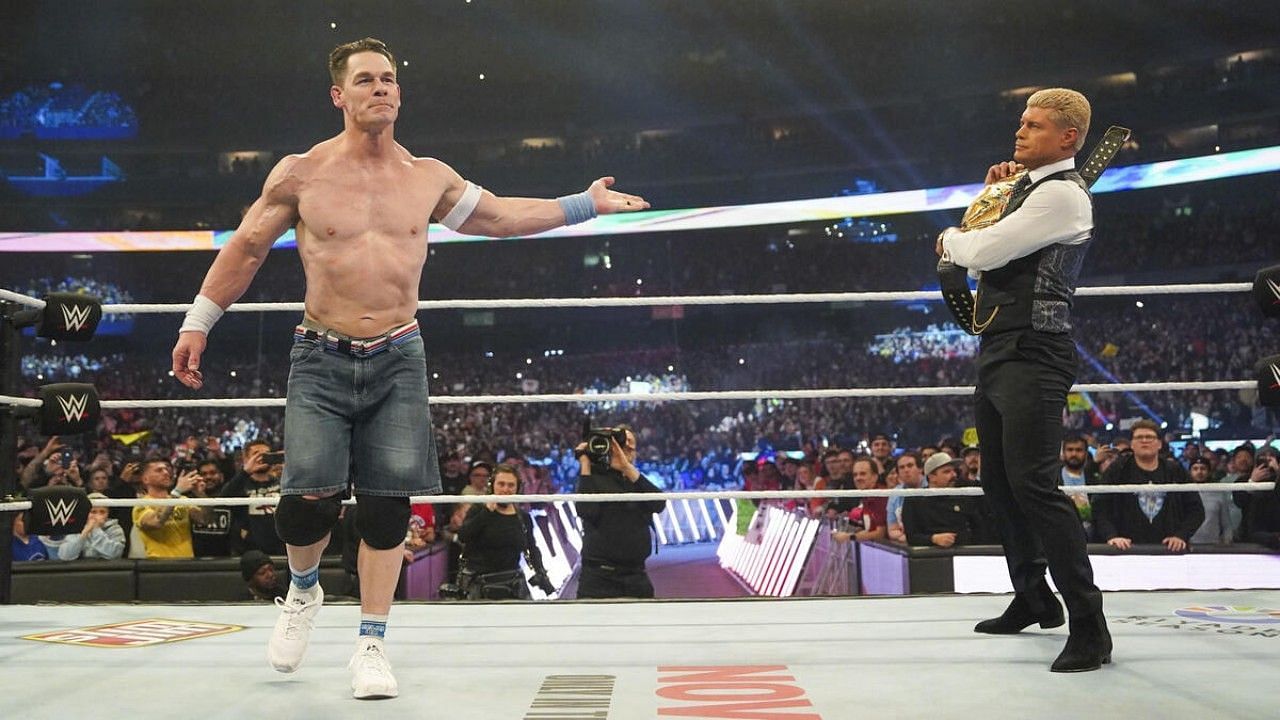 WWE, John Cena, Cody Rhodes, The Rock, 