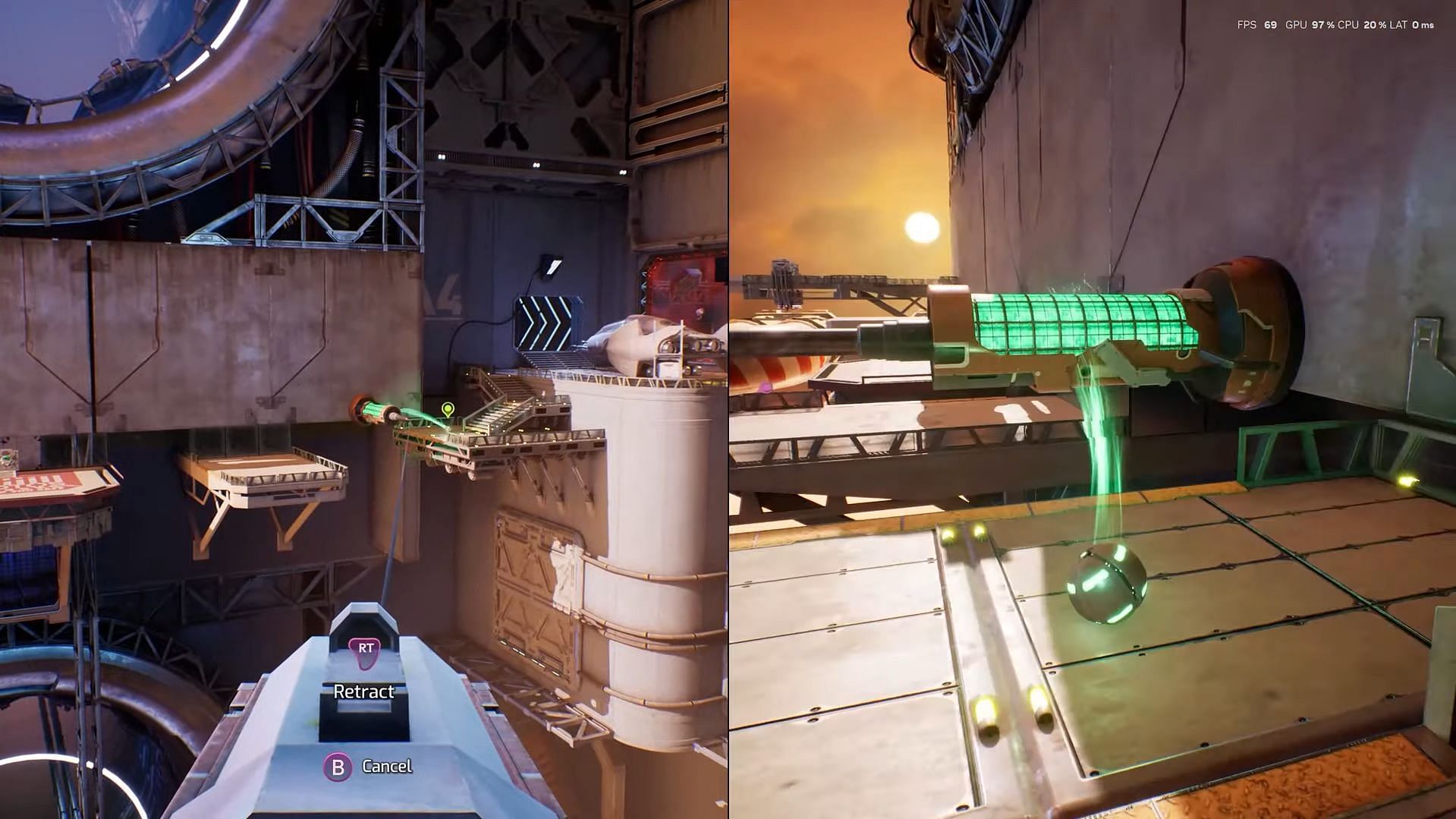 Use the crane to cross (Image via Electronic Arts // YouTube/@ JSkeleton)