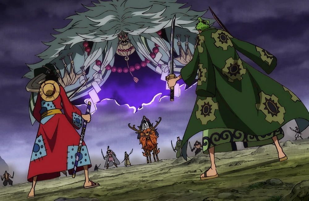 Monkey D. Luffy in One Piece.