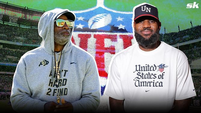"I grew up big-time PRIME TIME Deion Sanders fan": LeBron James gets 100% real on his love for football