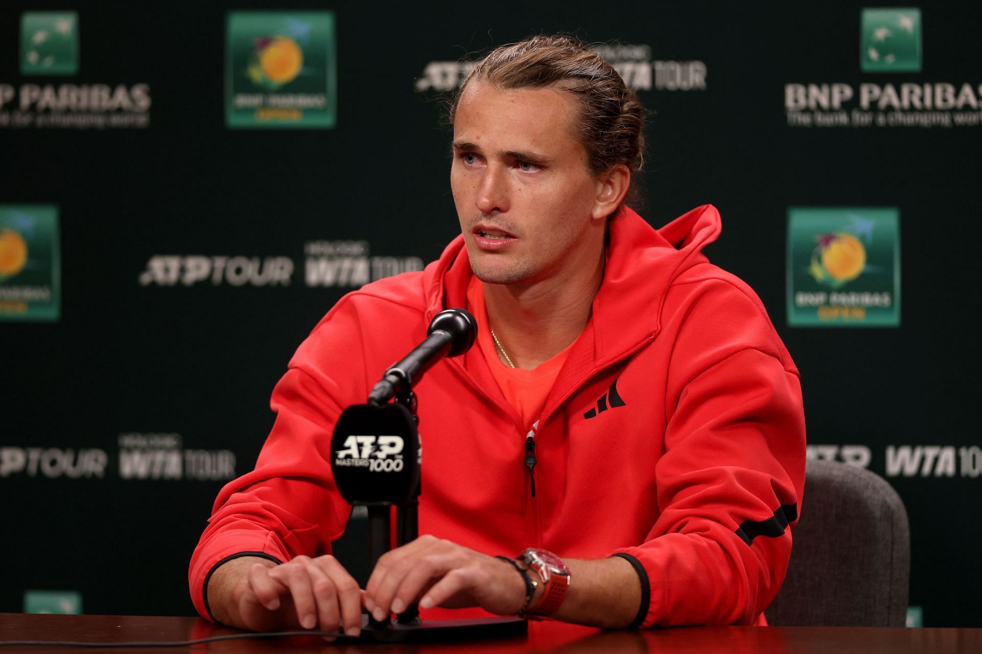 Alexander Zverev at the BNP Paribas Open (Image Source: Getty)