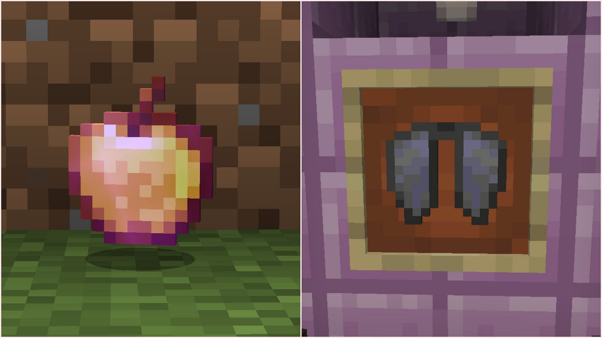 Some items are considered the rarest loot in Minecraft. (Image via Sportskeeda Gaming/Mojang Studios)