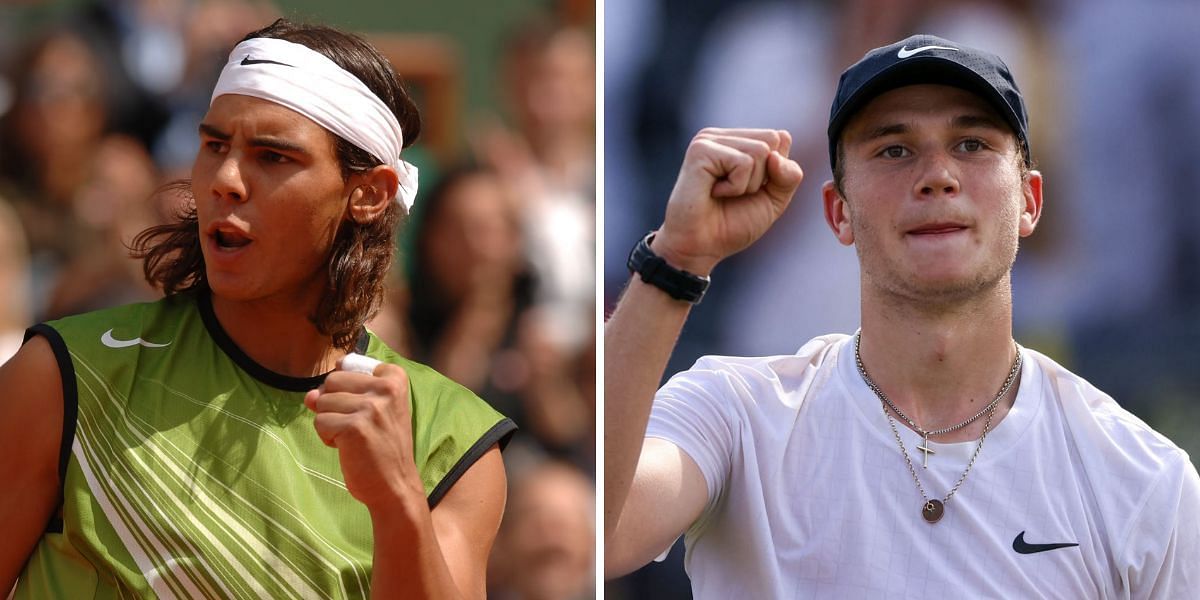 Nadal (L), Draper (R), Source: Getty