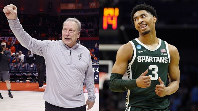 "Really proud": $13,000,000 worth Tom Izzo gives emotional tribute to senior guard Jaden Akins