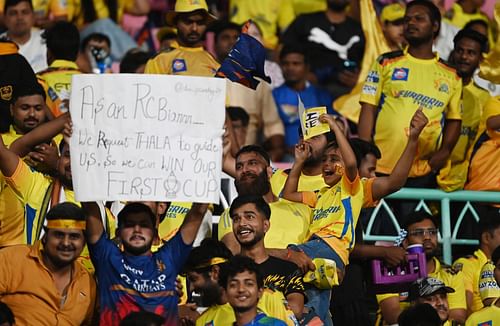 Fans swarmed the Bharat Ratna Shri Atal Bihari Vajpayee Ekana International Cricket Stadium the last time CSK and LSG played against each other - Source: Getty