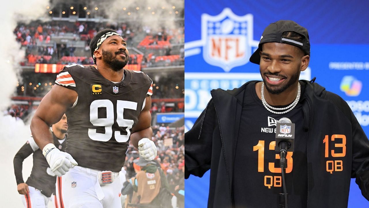 &ldquo;It&rsquo;s Sanders &amp; it was Deion that got him to stay&rdquo;: Fans read into Myles Garrett&rsquo;s comment about known Browns&rsquo; next QB