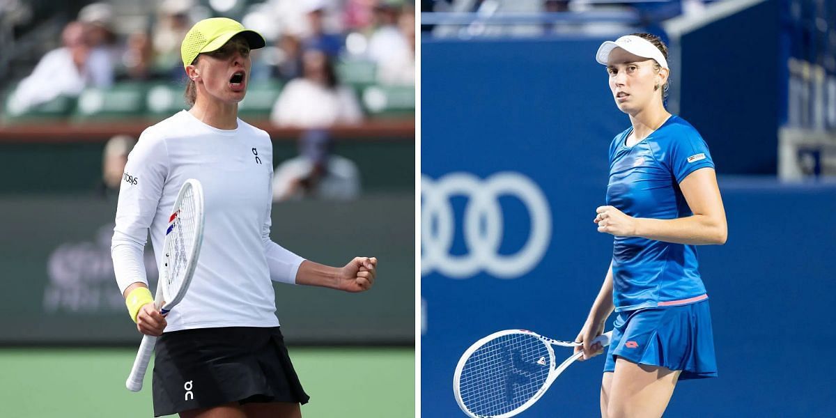 Iga Swiatek vs Elise Mertens is one of the third-round matches at the Miami Open 2025. (Photos: Getty)