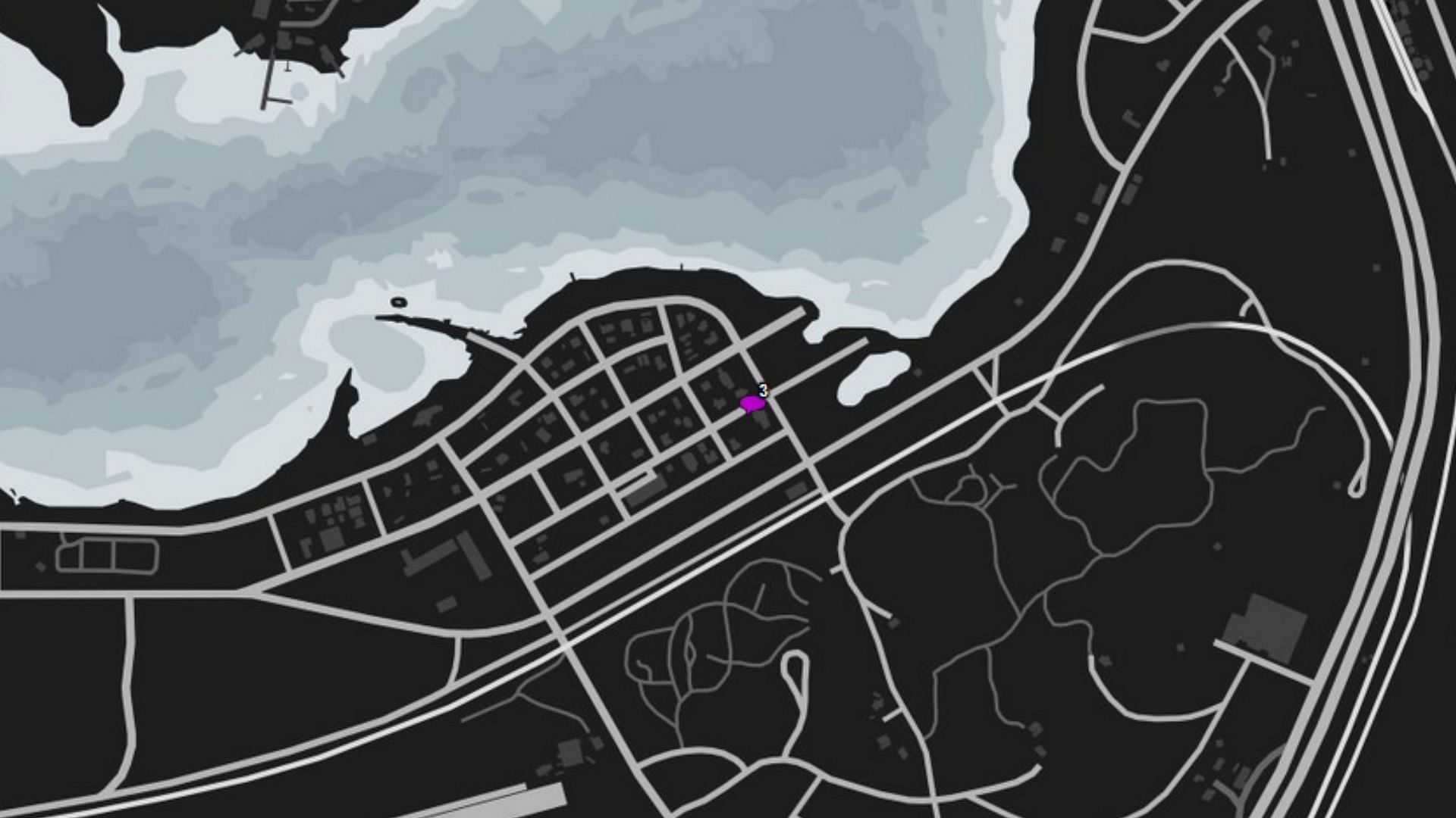 The exact coordinates of the third Drug Street Dealers GTA Online locations today (Image via Rockstar Games/GTAweb.au)