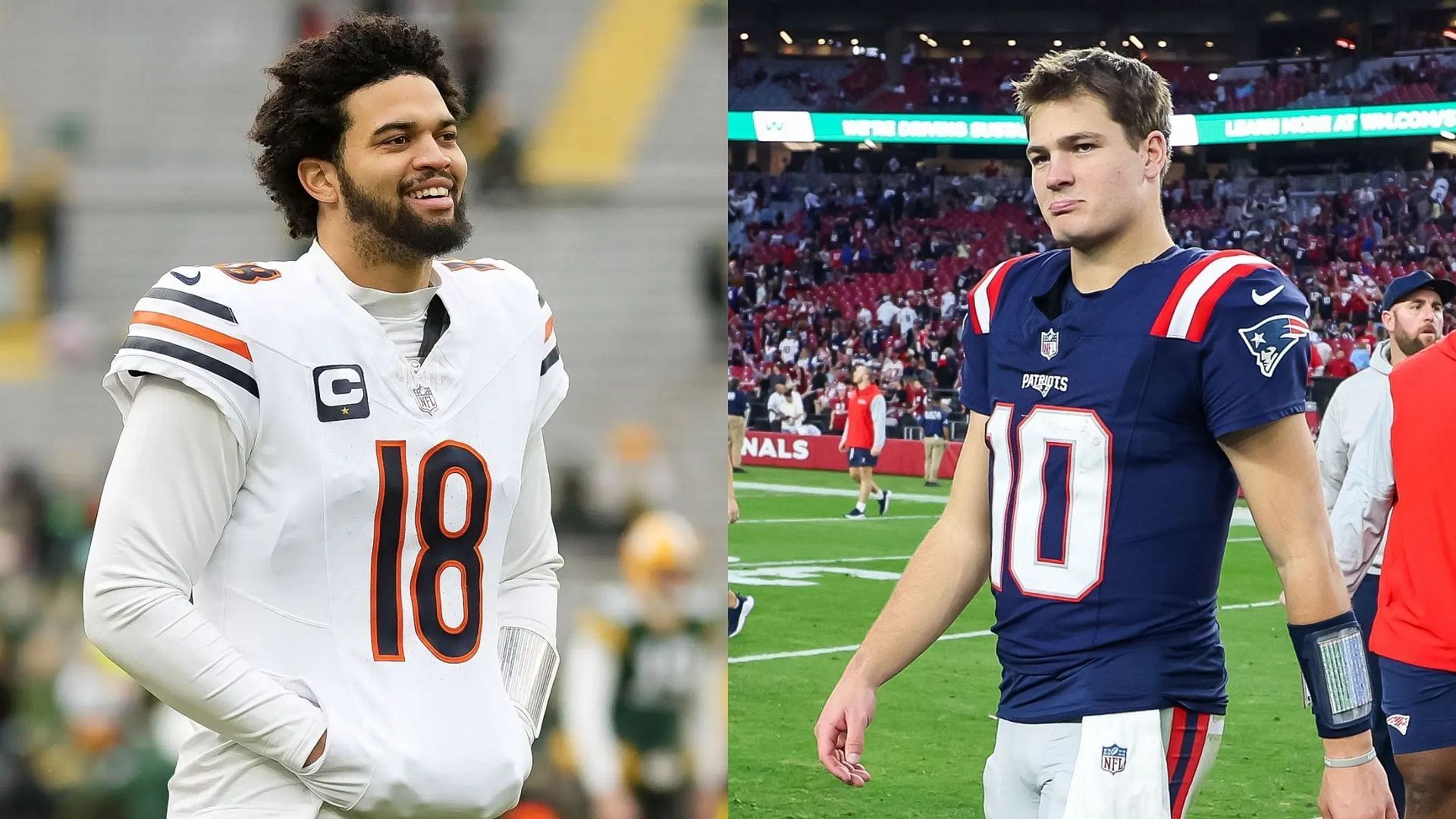 Caleb Williams is a major winner after Week 1 of free agency, while Drake Maye is a major loser