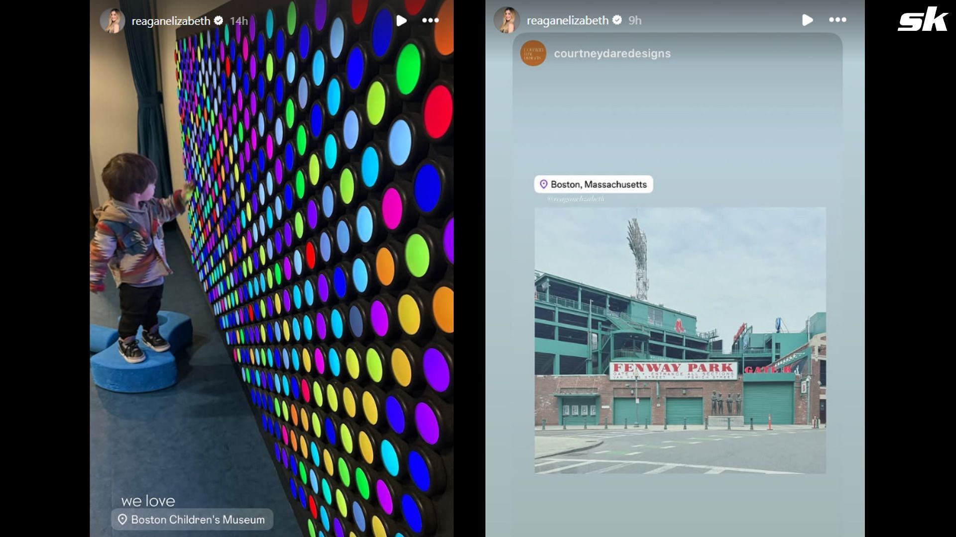 Screenshot from the story on Instagram/@reaganelizabeth.