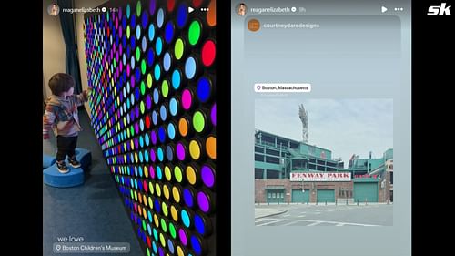 Screenshot from the story on Instagram/@reaganelizabeth.