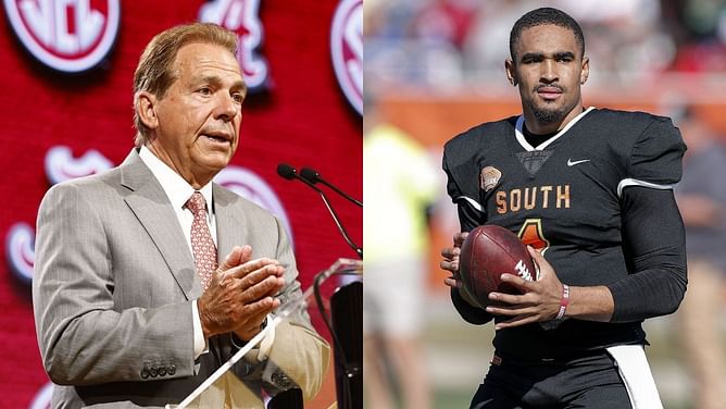 "He's been in a lot of tough circumstances": When Nick Saban hailed Jalen Hurts's character before Eagles debut