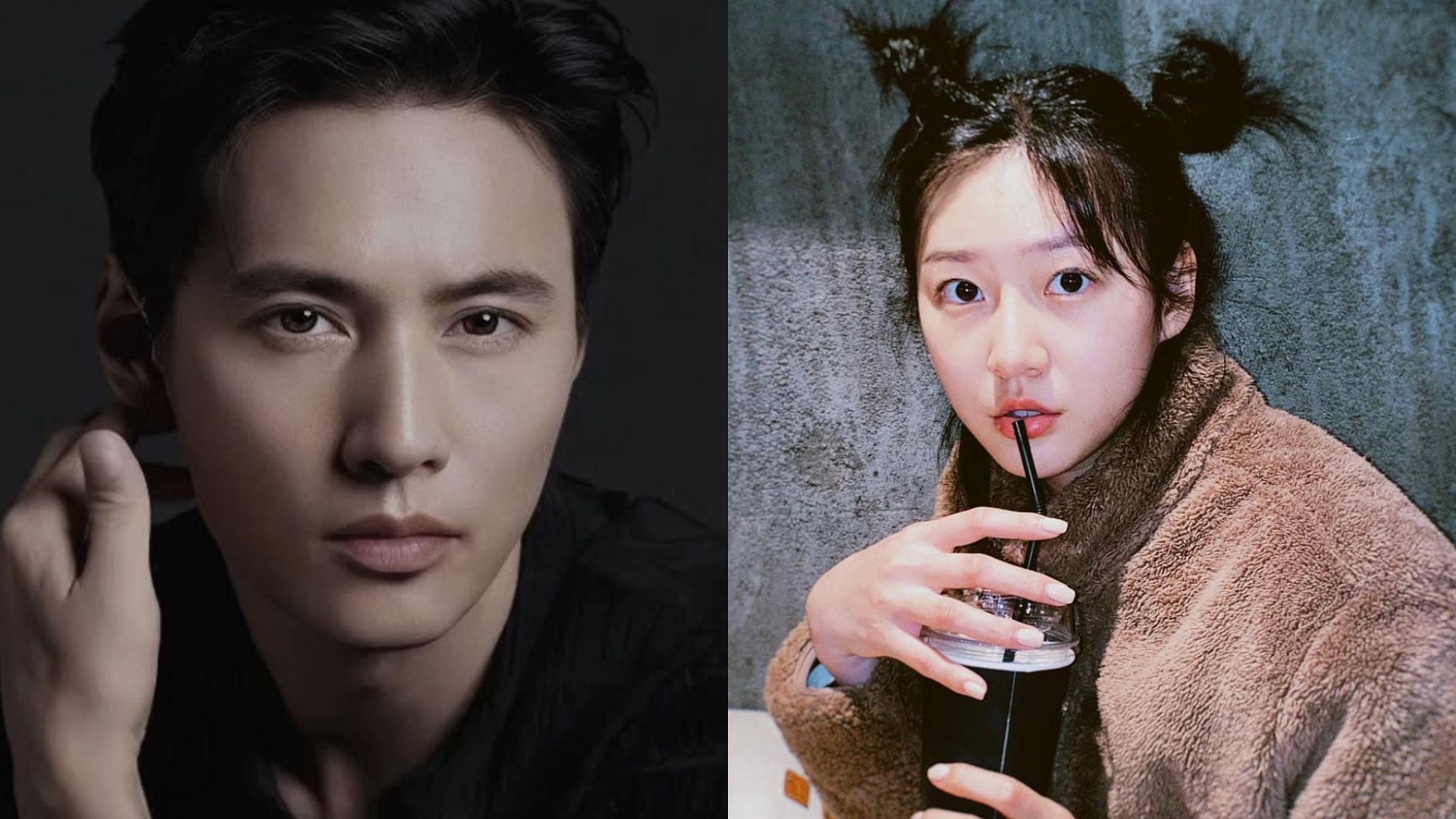 Won Bin allegedly quit smoking due to Kim Sae-ron and took care of her. (Images via Instagram/@_won.bin_ and @ron_sae)