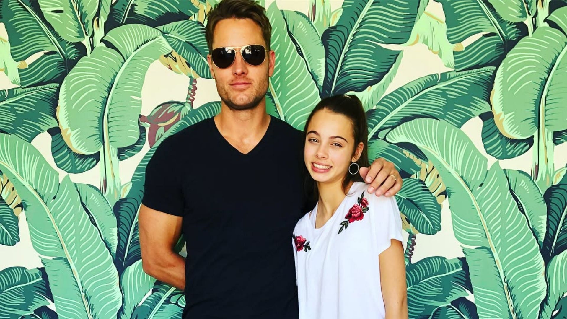 Justin Hartley and his daughter Isabella as seen in May 2018 (Image via Instagram/@justinhartley)