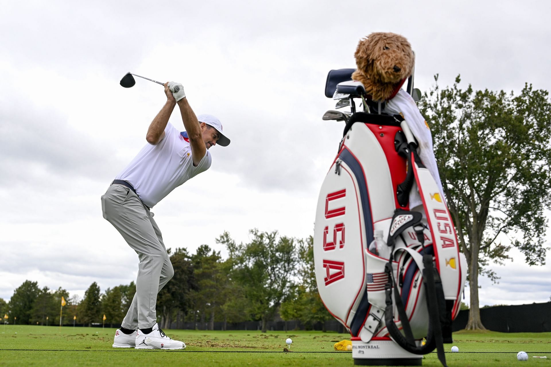 Bradley at the 2024 Presidents Cup (via Getty)