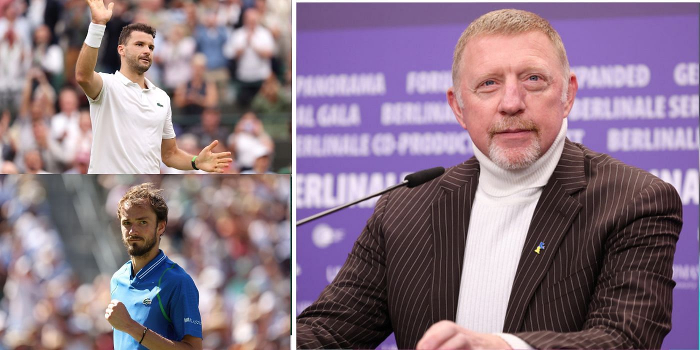 Boris Becker enjoys seeing Dimitrov and Medvedev discussing their experience at the BNP Paribas Open - Image Source: Getty Images