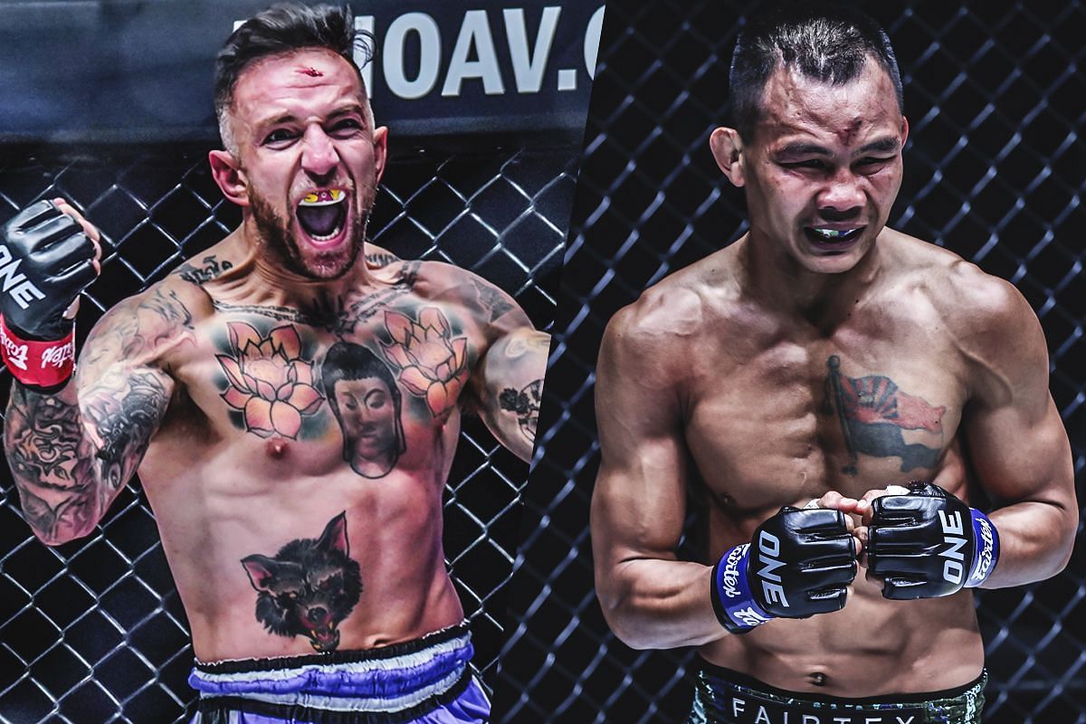 Liam Harrison (left), Soe Lin Oo (right) [Photo via ONE Championship]