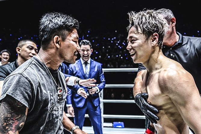 WATCH: The heated build-up to Rodtang Jitmuangnon and Takeru Segawa’s epic clash at Saitama Super Arena at ONE 172