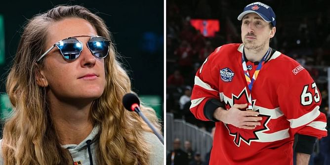 Victoria Azarenka drops 2-word reaction to Bruins trading Brad Marchand to Panthers in major NHL move