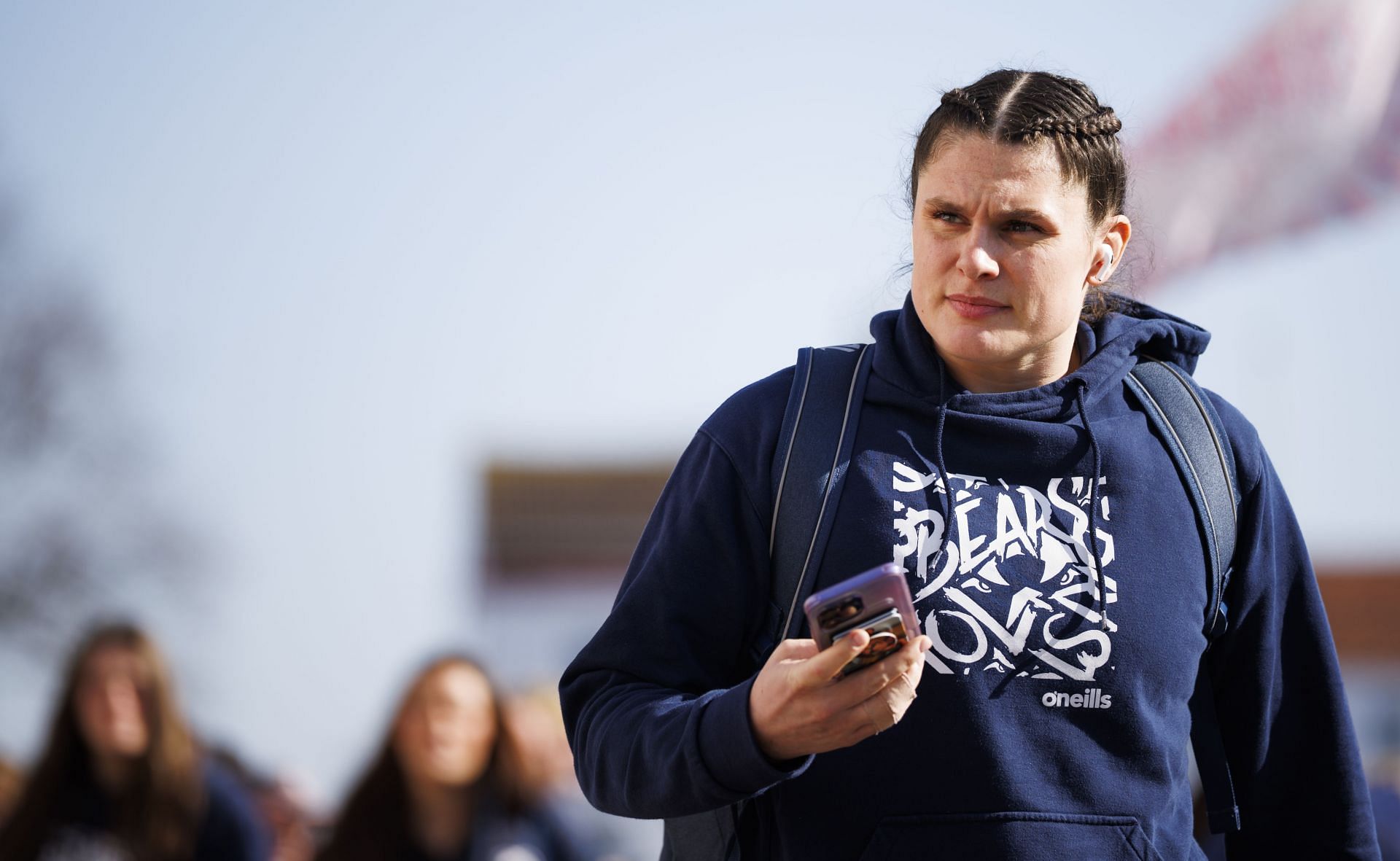 Ilona Maher arrives at Allianz Premiership Women&#039;s Rugby Semi Final - Source: Getty