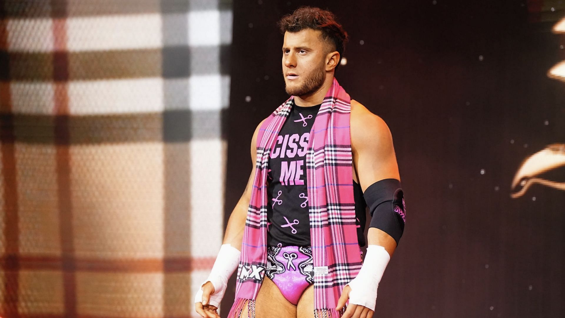 MJF makes his entrance [Image credit: AEW