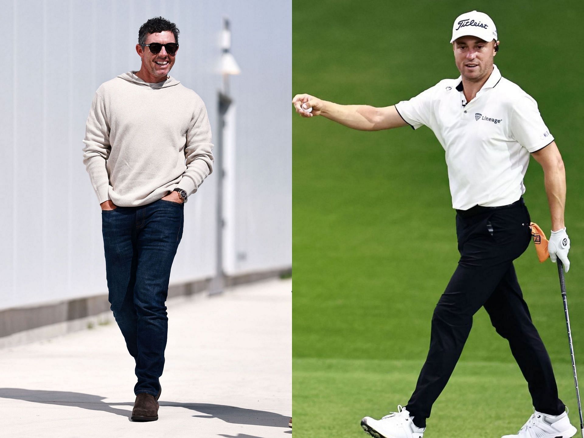 Rory McIlroy makes bold claim on Justin Thomas luck at TGL (image via Getty)