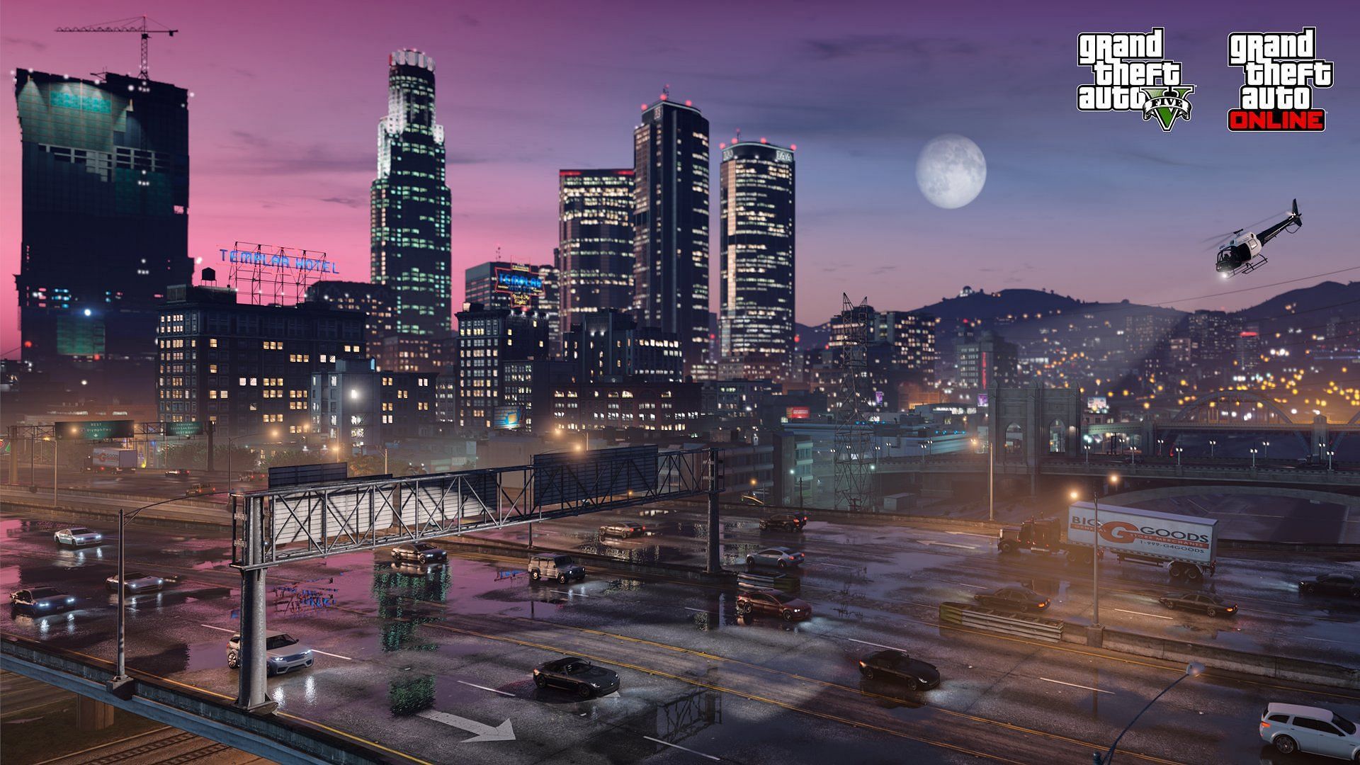 Another promotional picture used for Grand Theft Auto 5 Enhanced (Image via Rockstar Games)