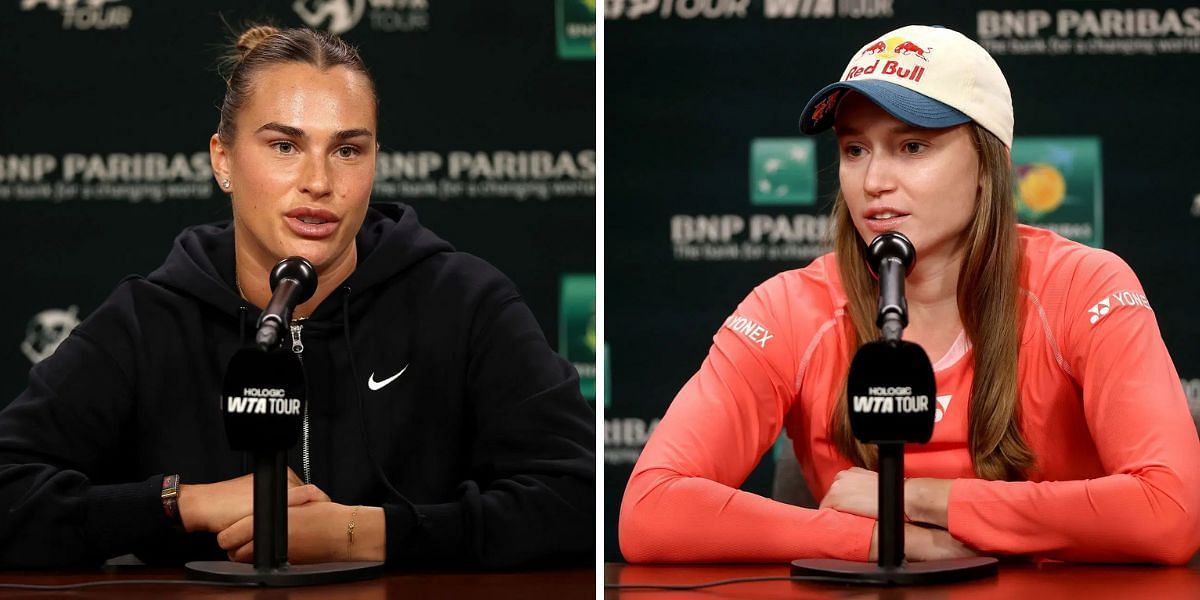 Aryna Sabalenka and Elena Rybakina give thoughts on surface speed change at Indian Wells 2025 | Image Source: Getty