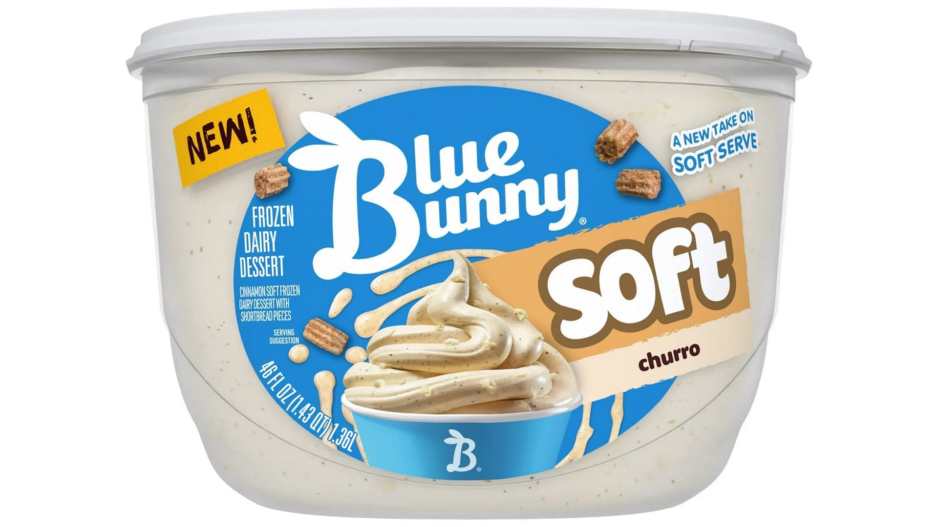 Soft Churro Frozen Dessert (Image via Walmart)