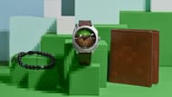 The collaboration includes a line of limited-edition watches and accessories (Image via Fossil || Mojang Studios)