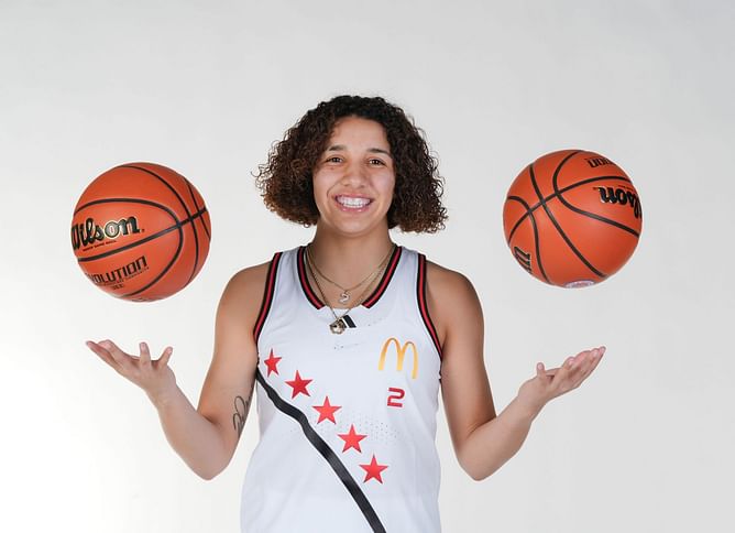 WATCH: Oklahoma recruit Aaliyah Chavez shares sneak peek of her 3-point shots at McDonald’s All American Game