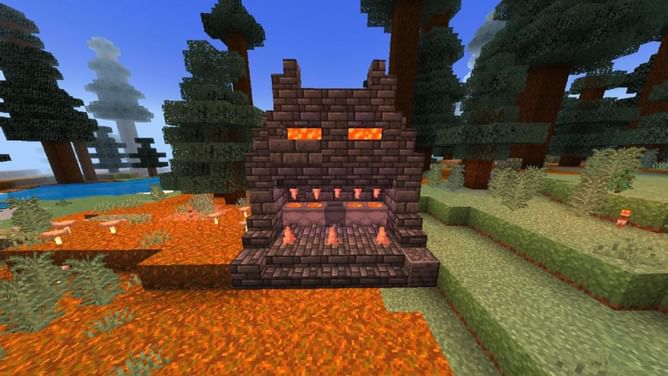 Minecraft Bedrock player shares a fast way to farm lava using a glitch