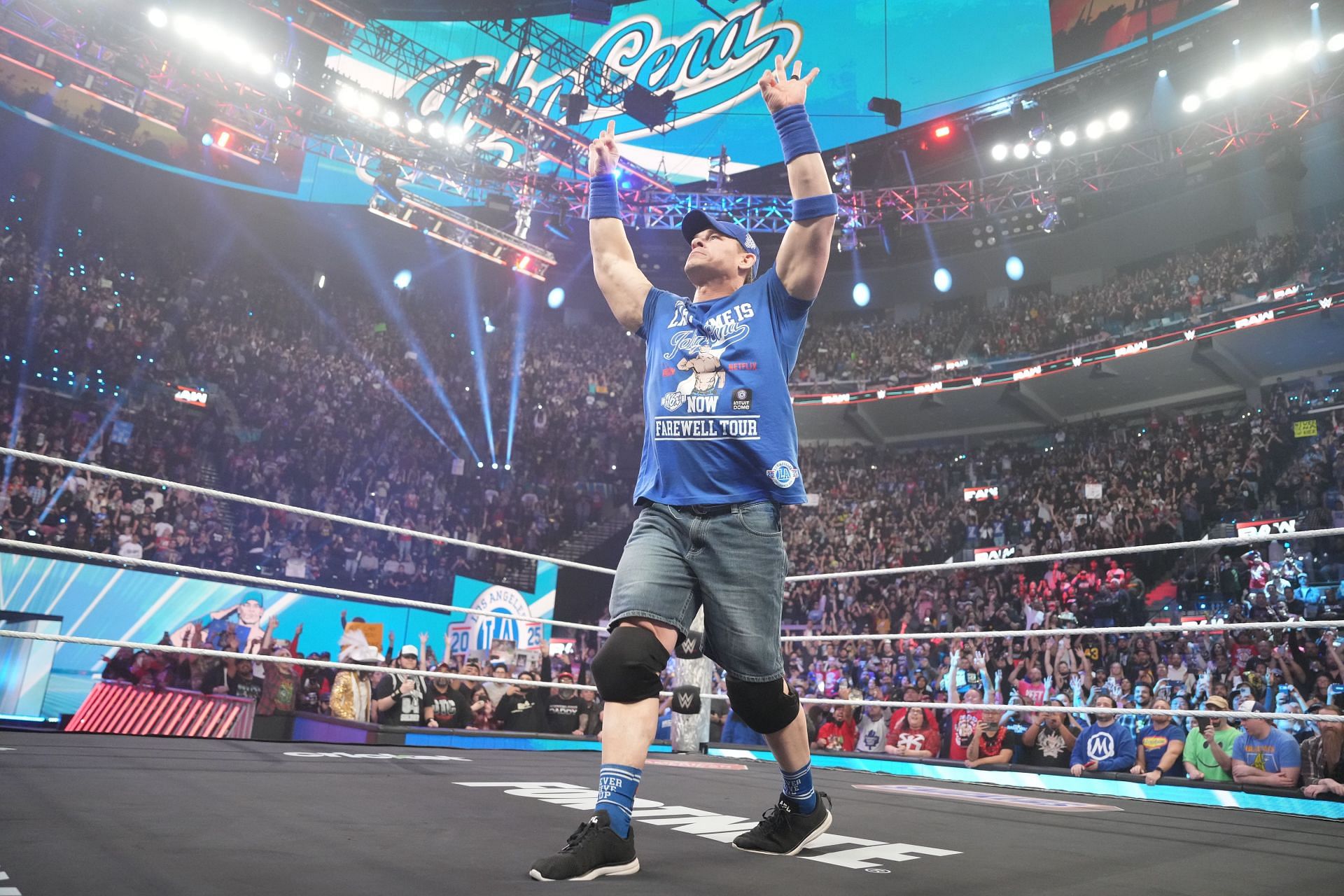 John Cena on Monday Night RAW - Source: Getty