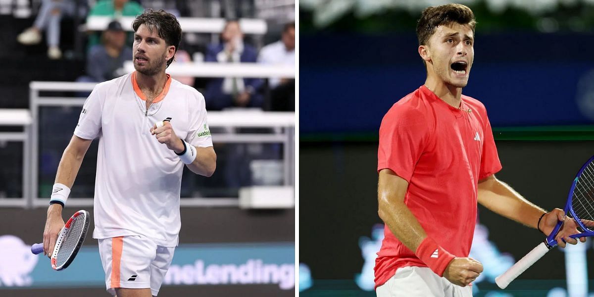 Cameron Norrie (L) vs Luca Nardi (R), (Source: Getty Images)