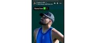 Screengrab of Nick Kyrgios' Instagram stories (@k1ngkyrg1os)