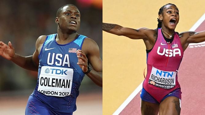 "Thank you for being you" - Christian Coleman pens heartfelt note for girlfriend Sha'Carri Richardson while sharing her birthday glimpse