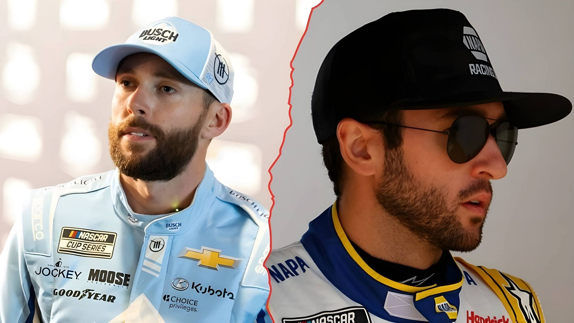 Chase Elliott and Ross Chastain. Source: via Imagn