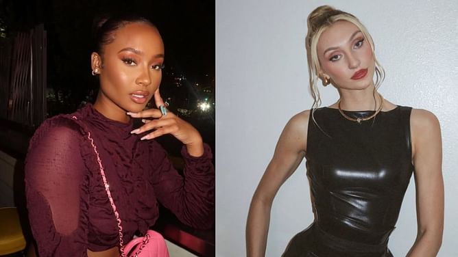 Travis Kelce's ex-gf Kayla Nicole reacts to Cameron Brink & Sydel Curry teasing podcast drop with dance clip