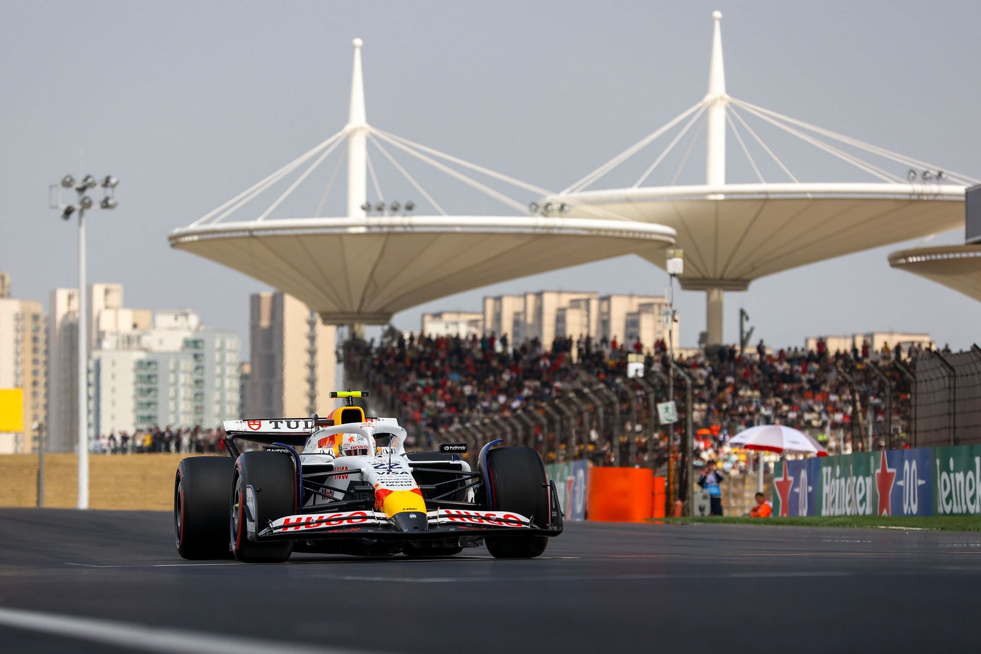 Yuki Tsunoda during the Formula 1 Heineken Chinese Grand Prix 2025 in Shanghai International Circuit, on March 23, 2025. - Source: Getty