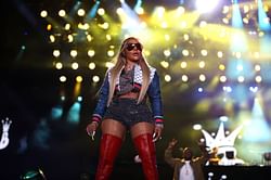 "Why she looks uncomfortable" — Netizens react as Busta Rhymes compares Lil' Kim to Mary J. Blige and Missy Elliott at release party