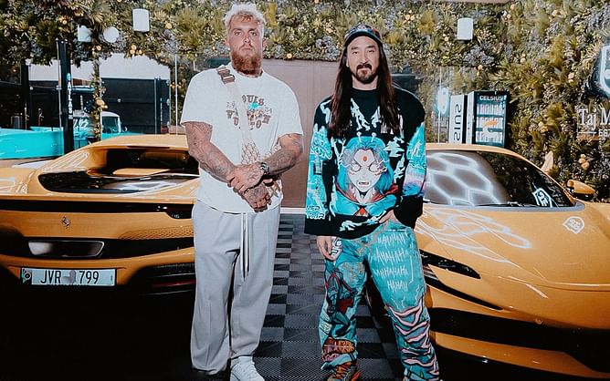 Photos: Jake Paul links up with Steve Aoki for chess, cold plunges, and art session