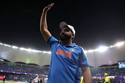 UP artist creates 6ft painting of Rohit Sharma lifting the trophy ahead of IND vs NZ 2025 Champions Trophy final [Watch]