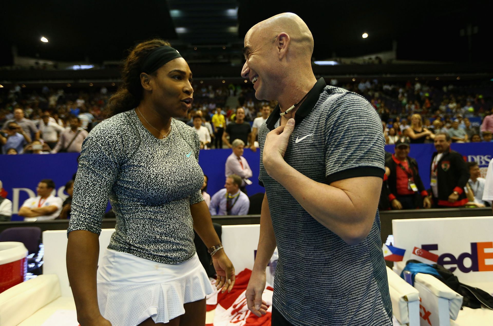 Serena Williams and Andre Agassi - Source: Getty