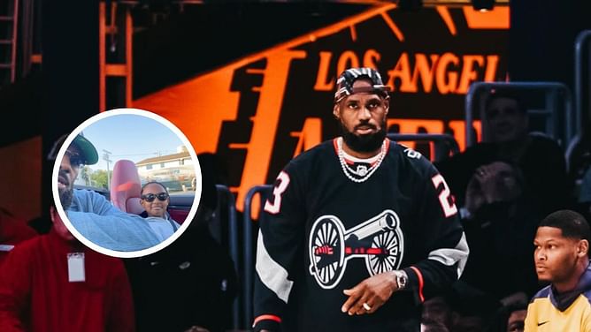 "Wonder what Stephen A will have to say" - Fans react to LeBron James' 'date' with daughter Zhuri ahead of injury return