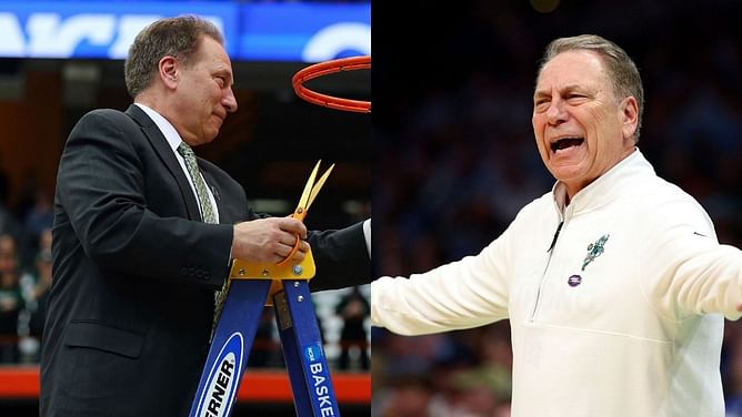 "Embarrassed our rivals" "Stat padding at this point": College hoops fans react as Tom Izzo wins 4th Big Ten Coach of the Year award